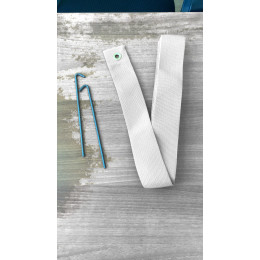 Разметка площадки для пляжного волейбола 8х16м - белый цвет (ленты)